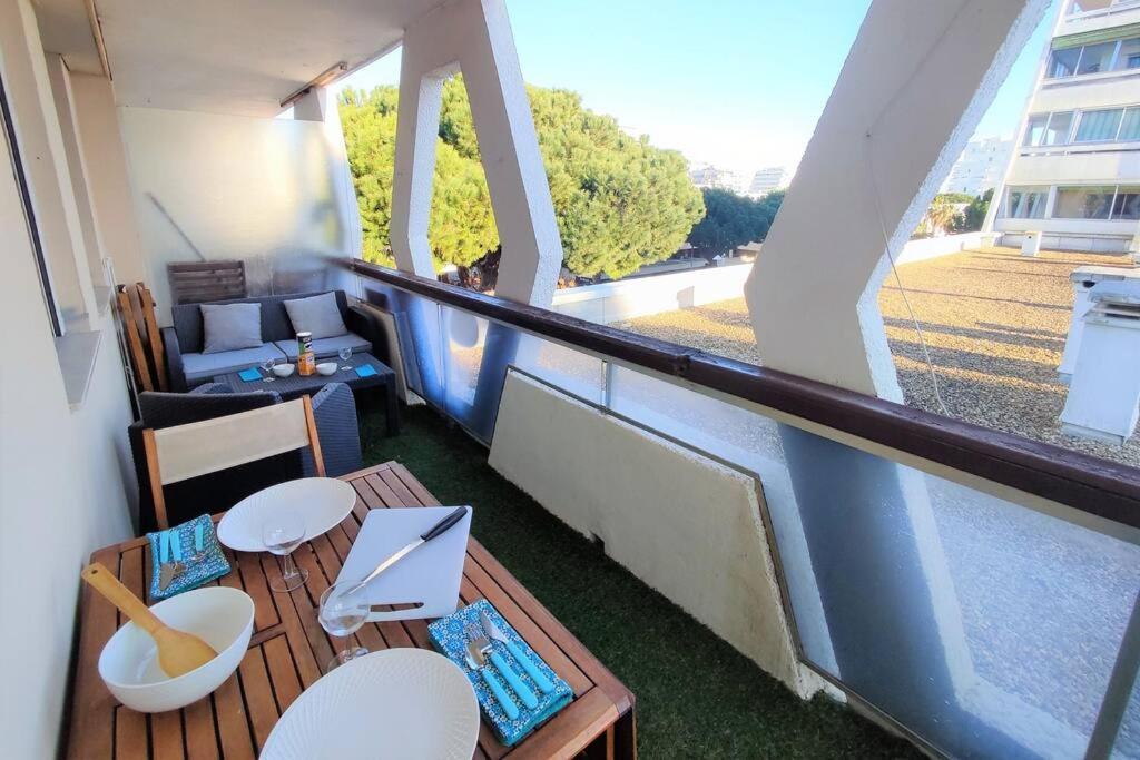 Grand Voile - Hyper Centre, Climatisation, Vue Panoramique Sur L'Architecture De La Grande Motte Apartamento Exterior foto